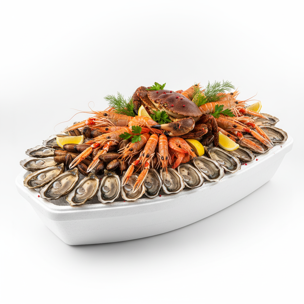 Bateau de fruits de mer 2 pers SIGNATURE