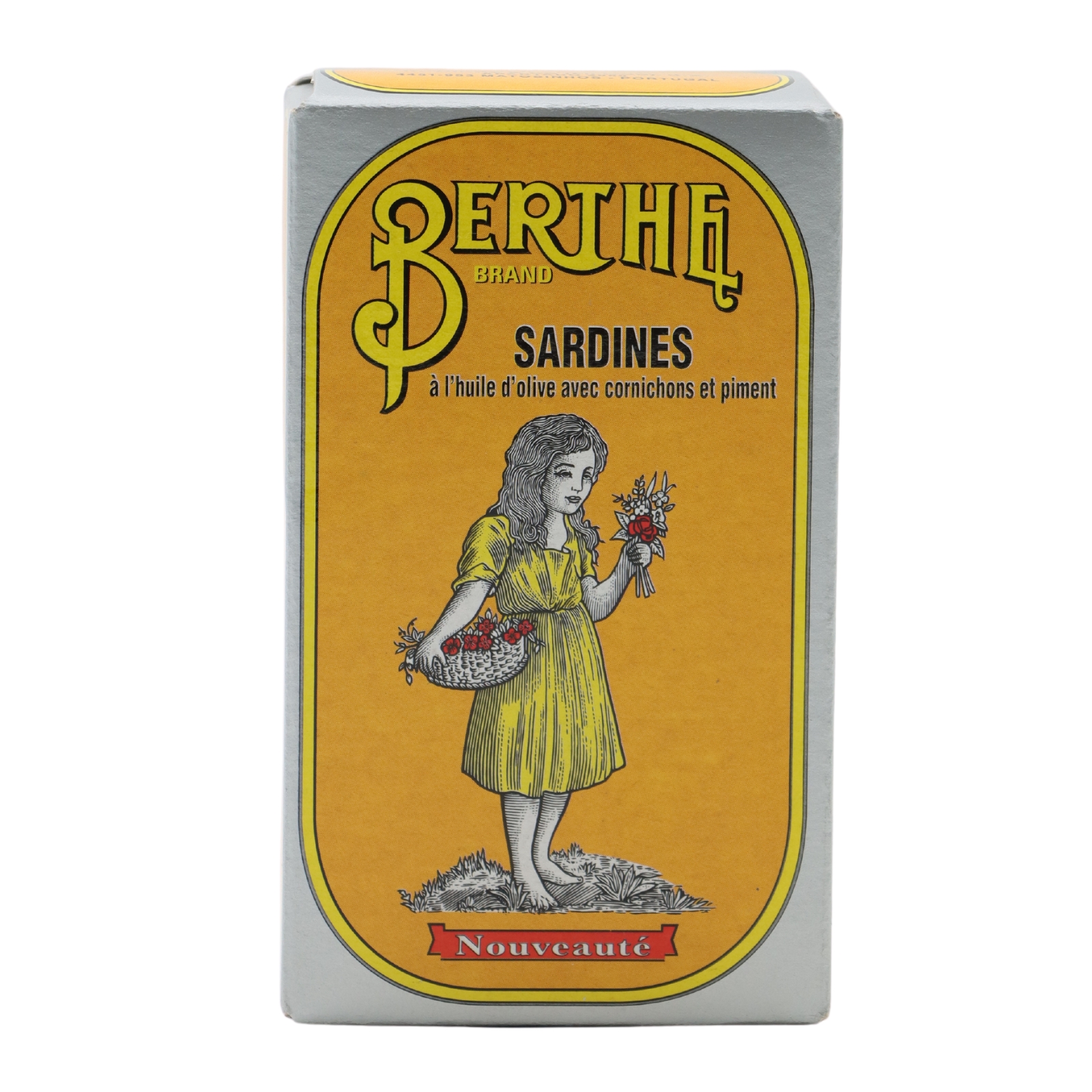 Berthe - Sardines à l'huile d'olive épicée avec cornichons